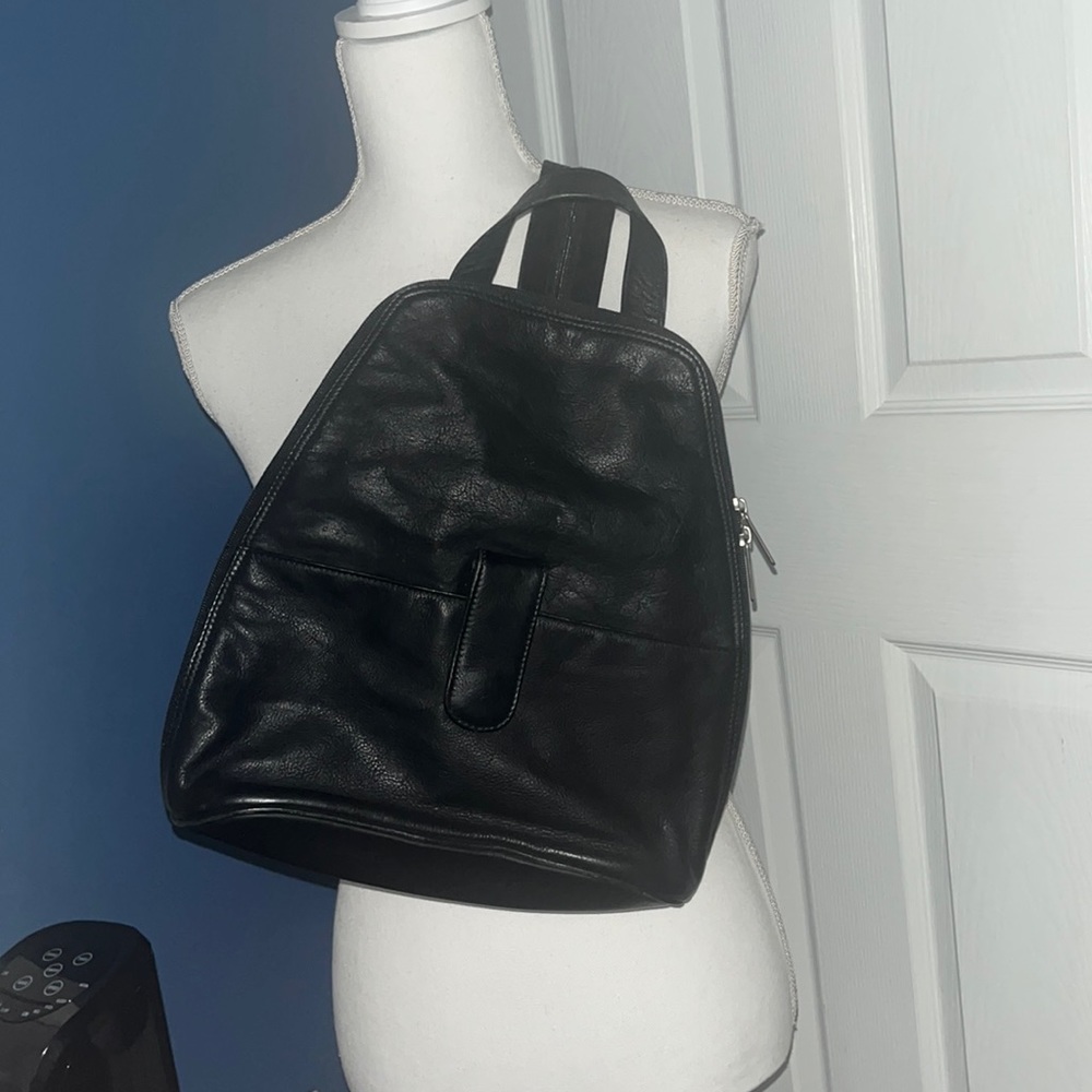 Women’s black backpack